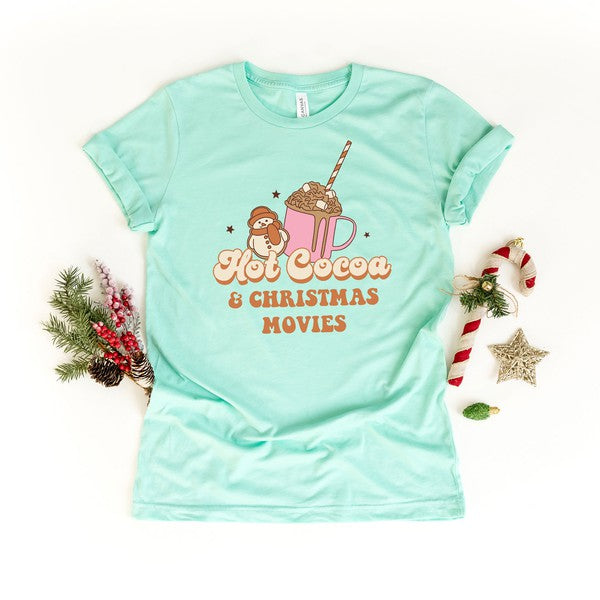 Hot Cocoa And Christmas Movies Short Sleeve Tee