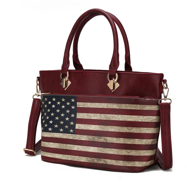 MKF Lilian Women's FLAG Tote Bag by Mia K