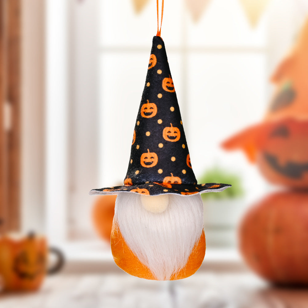 Assorted 2-Piece Halloween Element Gnome Hanging Widgets