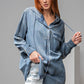 Washed Denim Shirt Jacket