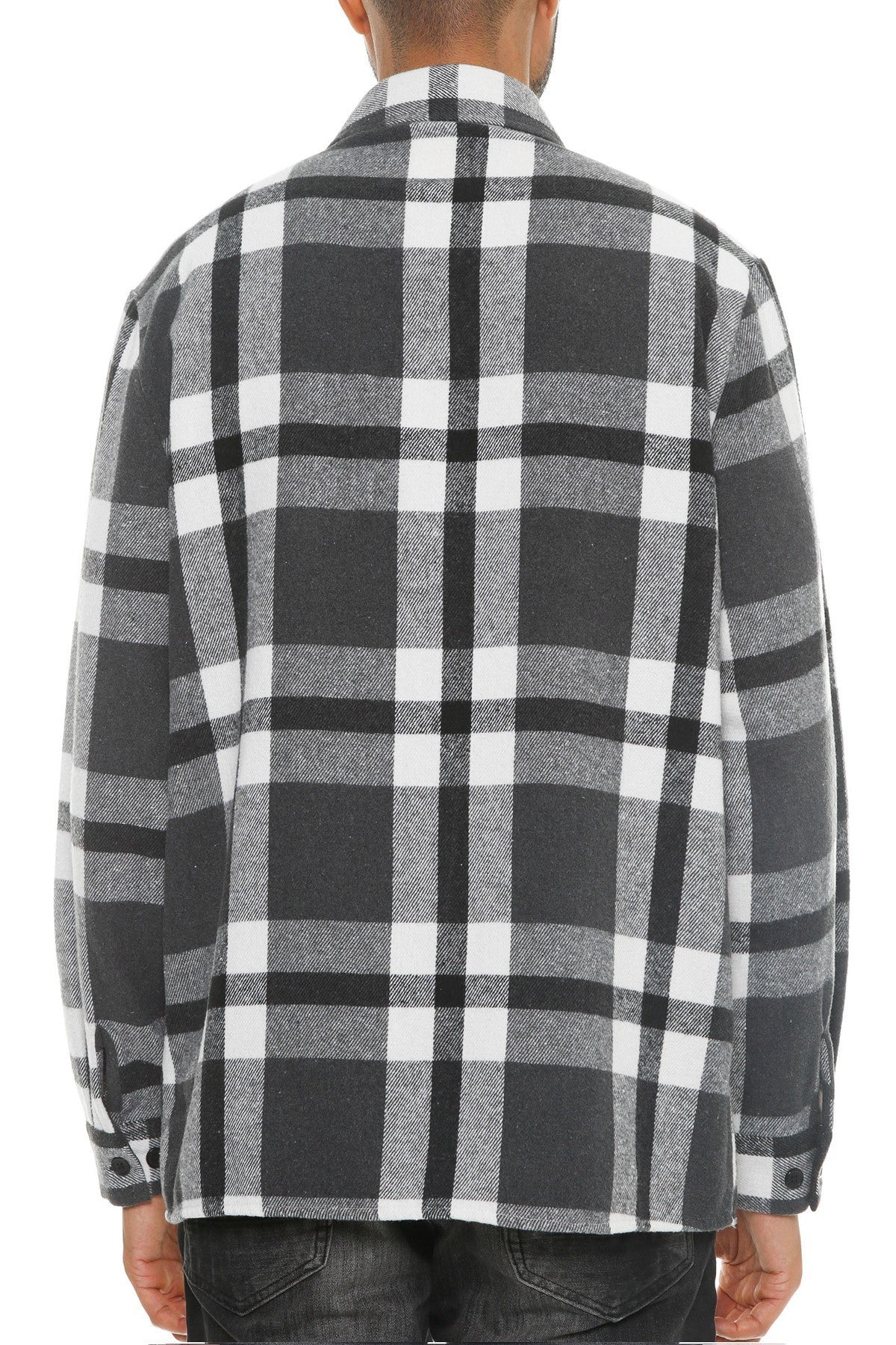 Men's Checkered Soft Flannel Shacket